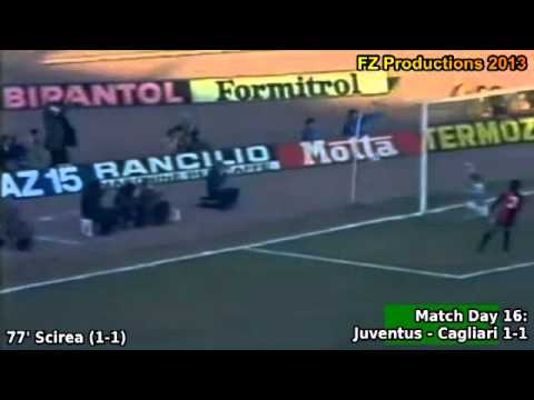 Serie A 1980-1981, day 16 Juventus - Cagliari 1-1 (Scirea goal)