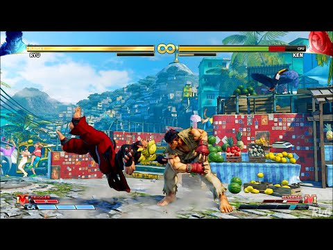 Street Fighter V Gameplay (PS4 HD) [1080p60FPS]