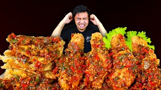 Download lagu MUKBANG AYAM CRISPY CHILI PADI   TEMPE CRISPY TUMPAH SAMBEL PEDAS PAKAI NASI HANGAT mp3