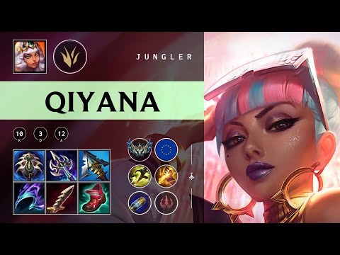 Qiyana Jungle vs Aatrox - EUW Challenger Patch 25.24