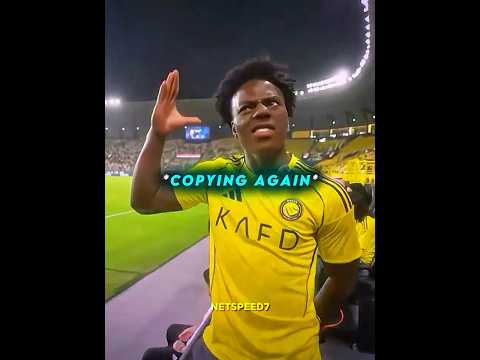 iShowSpeed Copying Ronaldo’s Move 🥶🥶 | #ishowspeed #ronaldo #shorts