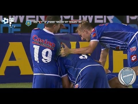 Gol de Julio Rodríguez. River 1 Godoy C. 2. Fecha 3. Torneo Final 2014. Fútbol Para Todos