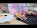 ASMR Paper Typing Sounds Data Entry Home Office Ambiance
