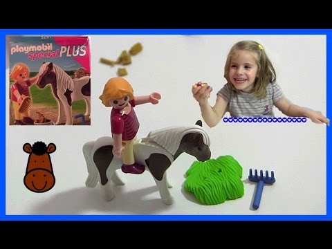 Pony Flecki mit Mädchen Hannah | Playmobil 5291 Unboxing