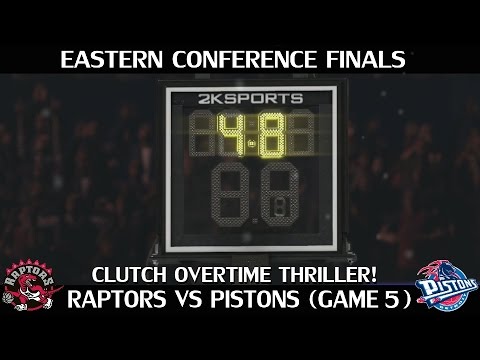 NBA 2K14 PS4 Raptors MyGM - ECFG5 x CLUTCH OT THRILLER! (EP.28)
