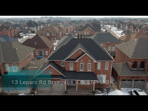 13 Leparc Rd Brampton, ON L6P 1X8