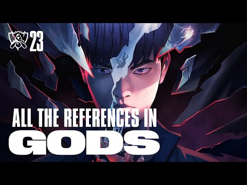 ALL the WORLDS REFERENCES in "GODS" (Worlds 2023 Song)