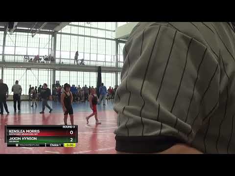 93 Lbs Round 3 - Kenslea Morris, Backyard Brawlers WC Vs Jaxon Hynson, Georgia 13e8