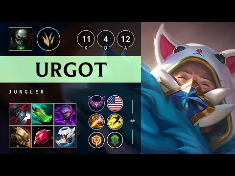 Urgot Jungle vs Lee Sin: Unstoppable - NA Master Patch 14.23