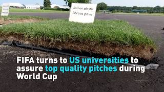 FIFA turns to US universities to assure top quality pitches during World Cup