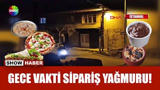 Tek adrese onlarca yemek sipariş edildi!