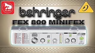 Video thumbnail for BEHRINGER FEX 800 MINIFEX  Компактный процессор эффектов by PopMusicRu