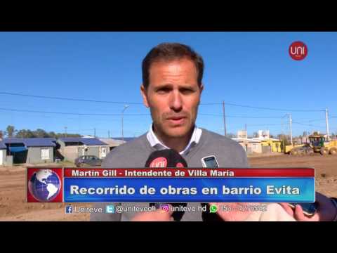 Gill recorrió obras del barrio Evita