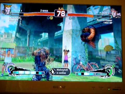 Lamerboi (Guile) vs NoobGirlGamer (Ryu)
