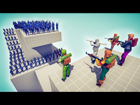 RUSSIAN ARMY SOLDIER vs 100x UNITS - Totally Accurate Battle Simulator TABS