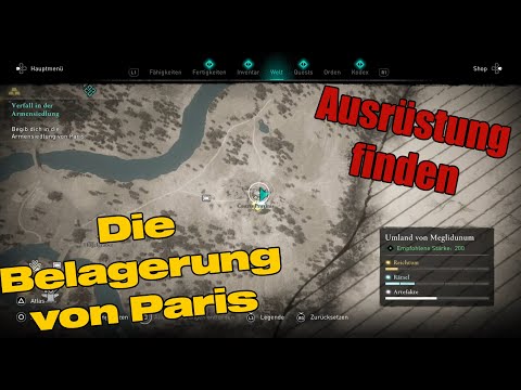 Die Belagerung von Paris- Ausrüstung finden / Umland von Meglidunum