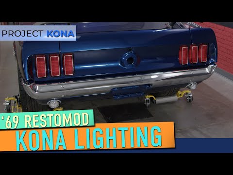 1969 Mustang Taillights, Back Up Lights, and Marker Light Install | Project Kona
