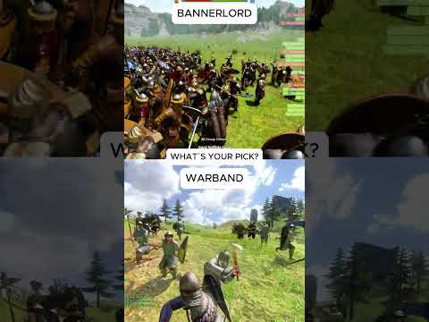 Mount and Blade Warband VS Bannerlord combat comparison | Check the related video ⬆️