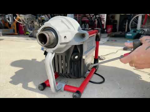 How To Use The Ridgid K60 Drain Machine