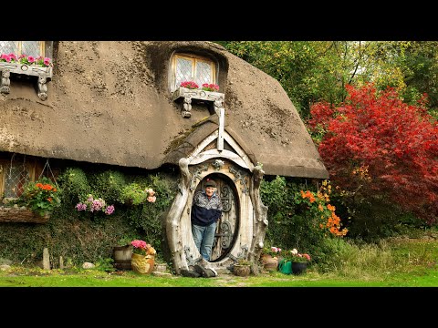 Real life Hobbit House in the Forest l Scotland Countryside 