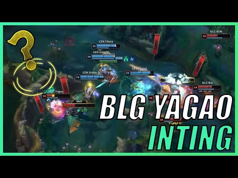 BLG Yagao is RUNNING IT Down vs GEN | YamatoCannon