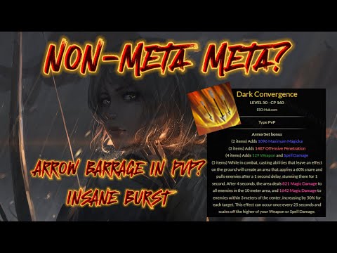 ESO PVP | INSANE "META?" AOE/BURST DAMAGE | BUILD AND GAMEPLAY