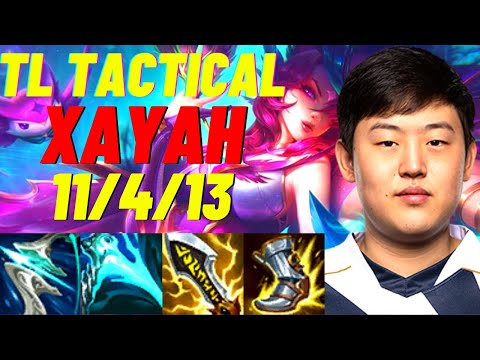 TL TACTICAL PLAYS XAYAH VS TRISTANA ADC |NA MASTER PATCH 11.9| [League of Legends] Full Gameplay