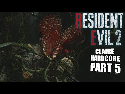 DEVOURED BY A PLANT! | Resident Evil 2 REMAKE CLAIRE GAMEPLAY PART 5