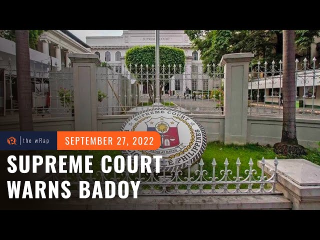 Lawyers are urging SC to despise Badoy over threats against judges
