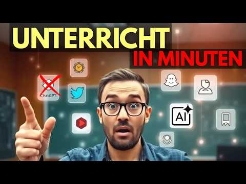 6 KI-Tools für Lehrer die du unbedingt kennen musst | Unterricht planen mit AI 2025