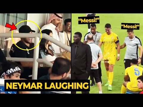 Neymar and Al Hilal fans chanting 'MESSI, MESSI' names to provoke Ronaldo today | Football News
