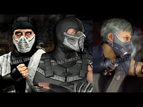 MORTAL KOMBAT SMOKE Evolution Skins Costumes MK2 - MK1 Mortal Kombat 1
