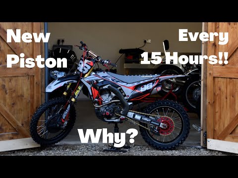 Piston Change At 15 Hours, Why? | Top End Rebuild | Honda Crf 250