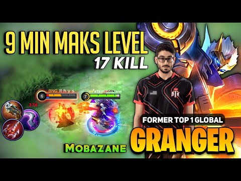 Mobazane Granger Fast Farm Rotation Gameplay [ Top 1 Global Granger Best Build ] Mobile Legends