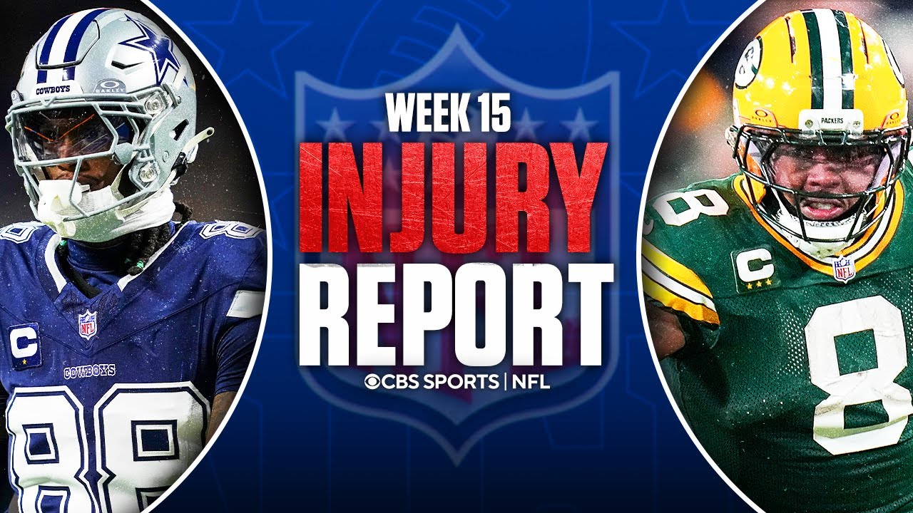 NFL Week 15 Injury Report: CeeDee Lamb ACTIVE vs Vikings | Will Josh Jacobs play vs the Broncos? 🤔
