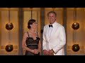 Will Ferrell & Kristen Wiig Present Male Actor Motion Picture Musical/Comedy I 81st Golden Globes thumbnail 1
