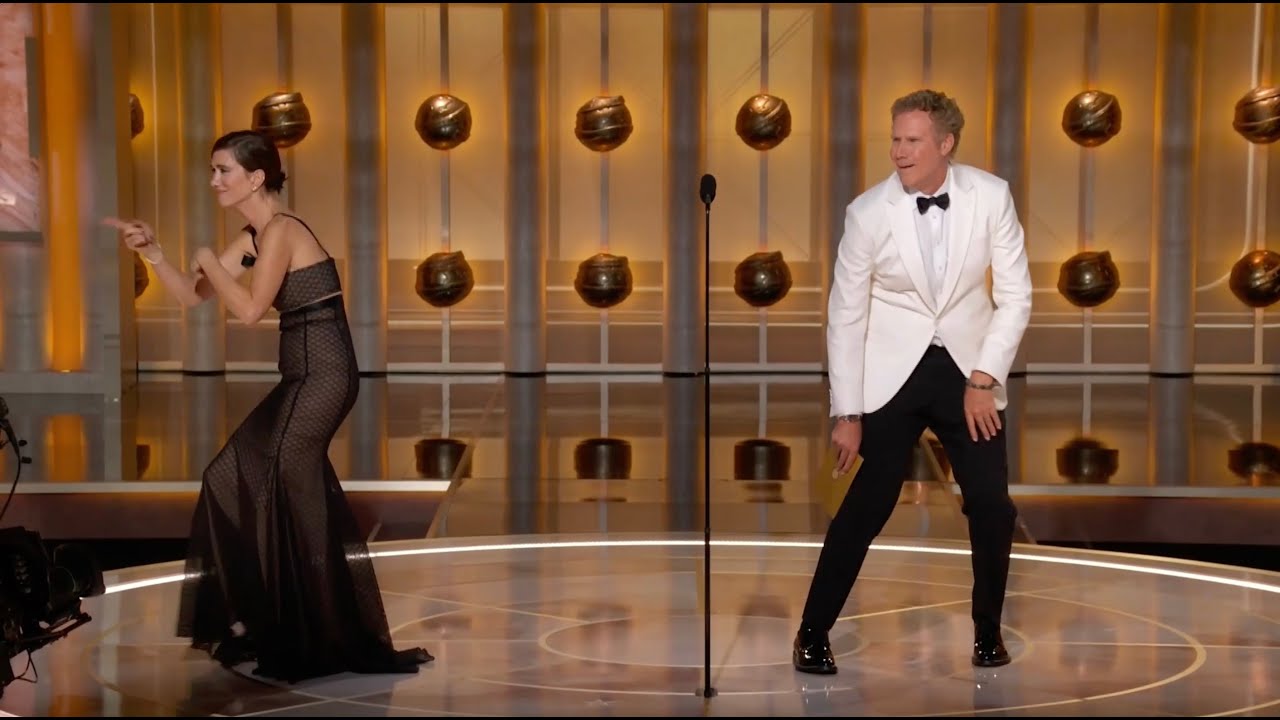 Will Ferrell & Kristen Wiig Present Male Actor – Motion Picture Musical/Comedy I 81st Golden Globes thumnail