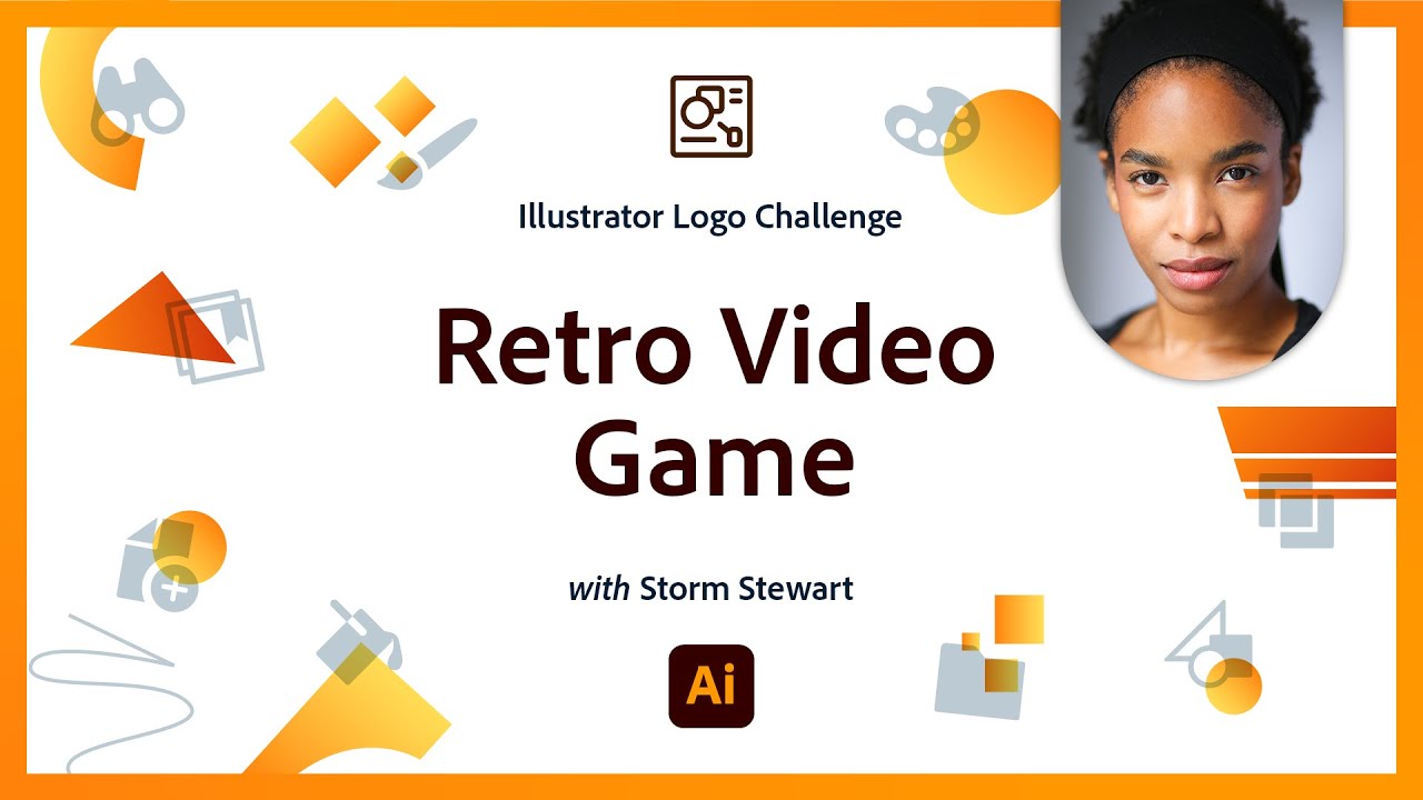 Retro Video Game | Illustrator Branding Challenge