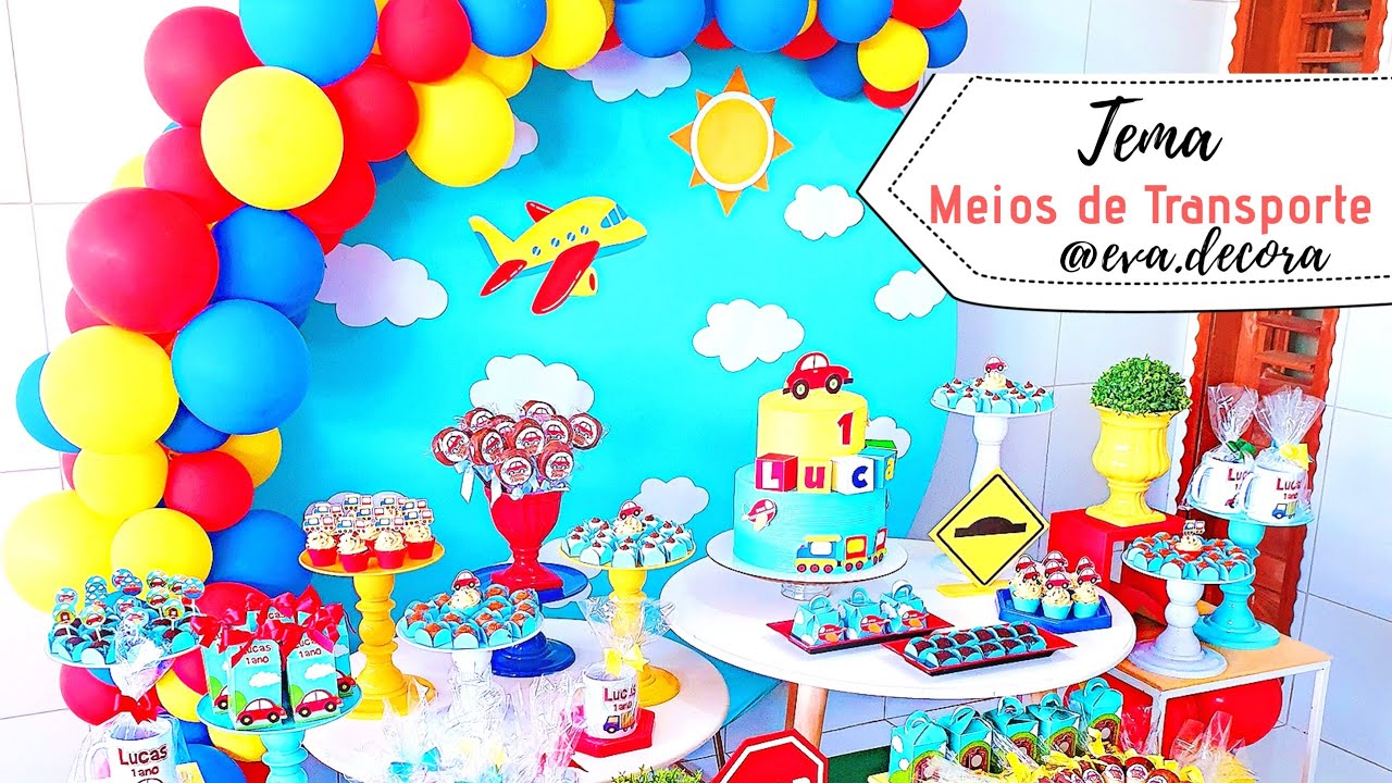 Festa Meios de transporte / Faça você mesma