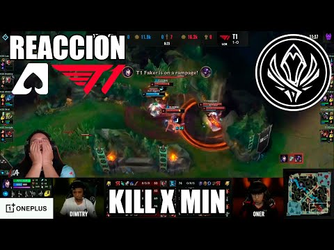 REACCIÓN TEAM AZE VS T1 | STOMP DEL REY DEMONIO MSI 2022