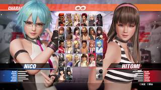 ■DOA6■俺的Nico(ニコ)の使い方◆基本的な技とコンボ等◆