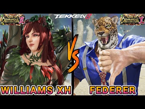 🔥Tekken 8: WilliamsXH (Anna) vs Federer (King) – Beauty vs Beast