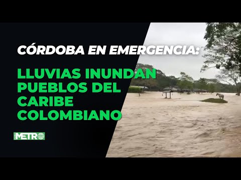 Fuertes lluvias provocan graves inundaciones en la Costa Caribe colombiana