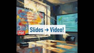 Convert NotebookLM Slide Decks to Videos