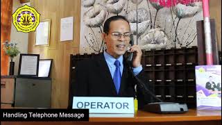 Handling Telephone Message