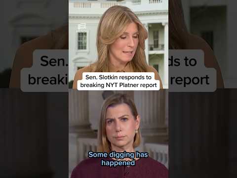 Sen. Slotkin responds to breaking NYT Platner report