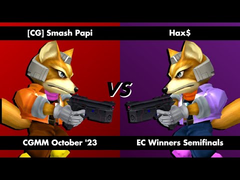 CG | Smash Papi ( Fox ) vs Hax$ ( Fox ) - [ EC Winners Semifinals ]