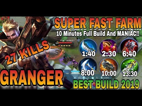 Granger Super Fast Farm!! 92% Win Rate Build – Mobile Legend Bang Bang