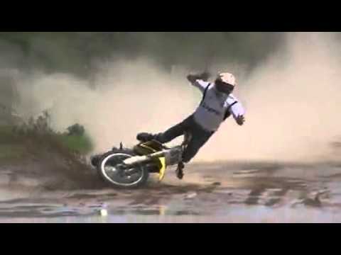 Crazy Slow-Mo Motocross CRASH