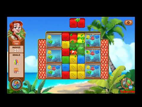 Lost Island Blast Adventure Level 734 NO BOOSTERS - A S GAMING